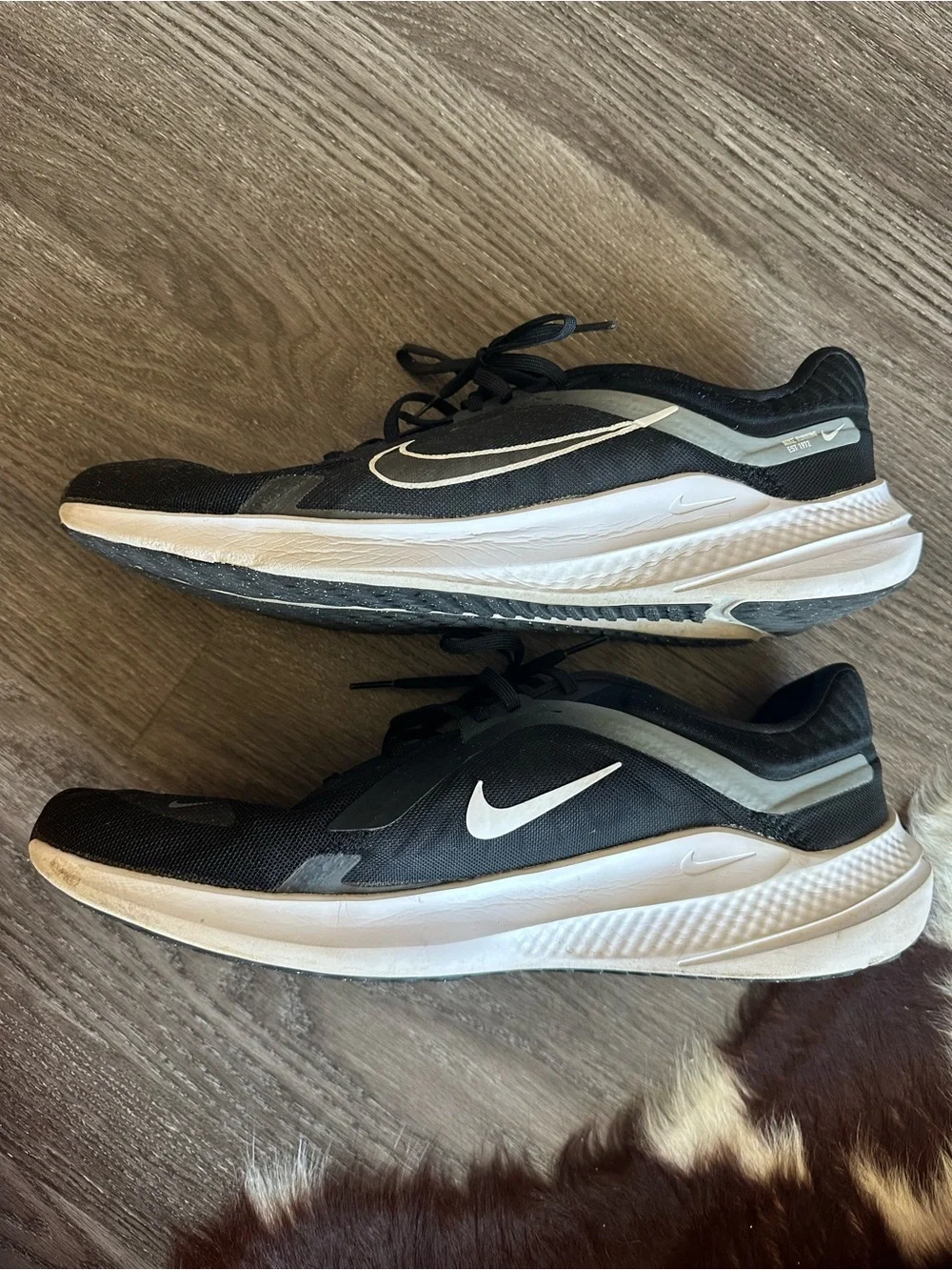 Nike Quest 5 Running Shoes Black White Men’s Size 15